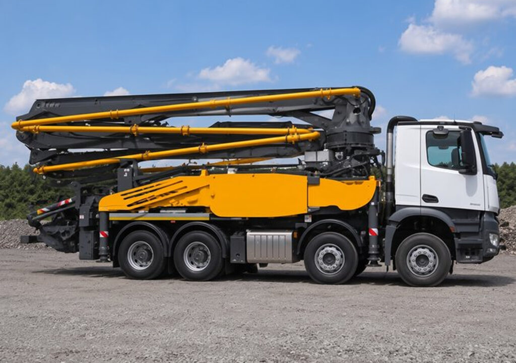 Стреловой бетононасос КАМАЗ АБН 75/37