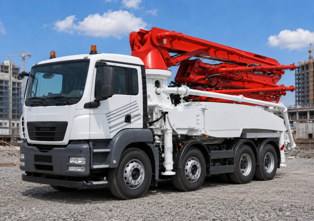 Стреловой бетононасос MERCEDES ACTROS